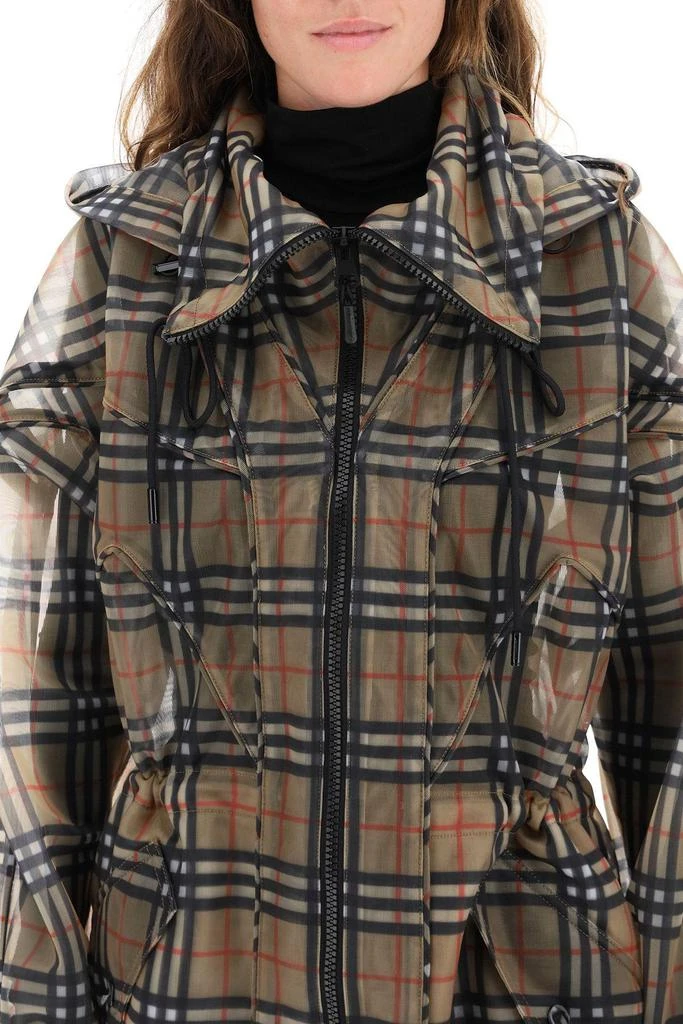 商品Burberry|VINTAGE CHECK NYLON MESH PARKA,价格¥5260,第5张图片详细描述