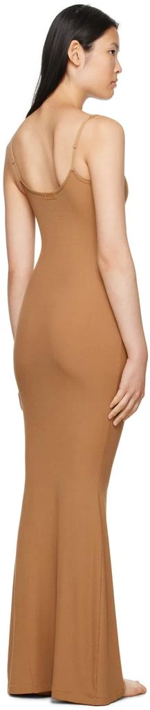 商品SKIMS|黄褐色 Soft Lounge Long Slip 连衣裙,价格¥725,第3张图片详细描述