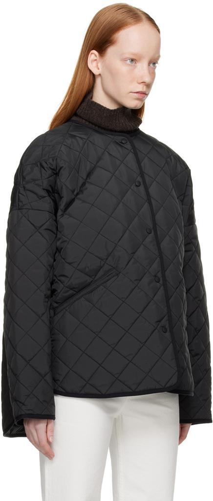 商品Totême|Black Quilted Jacket,价格¥3357,第4张图片详细描述