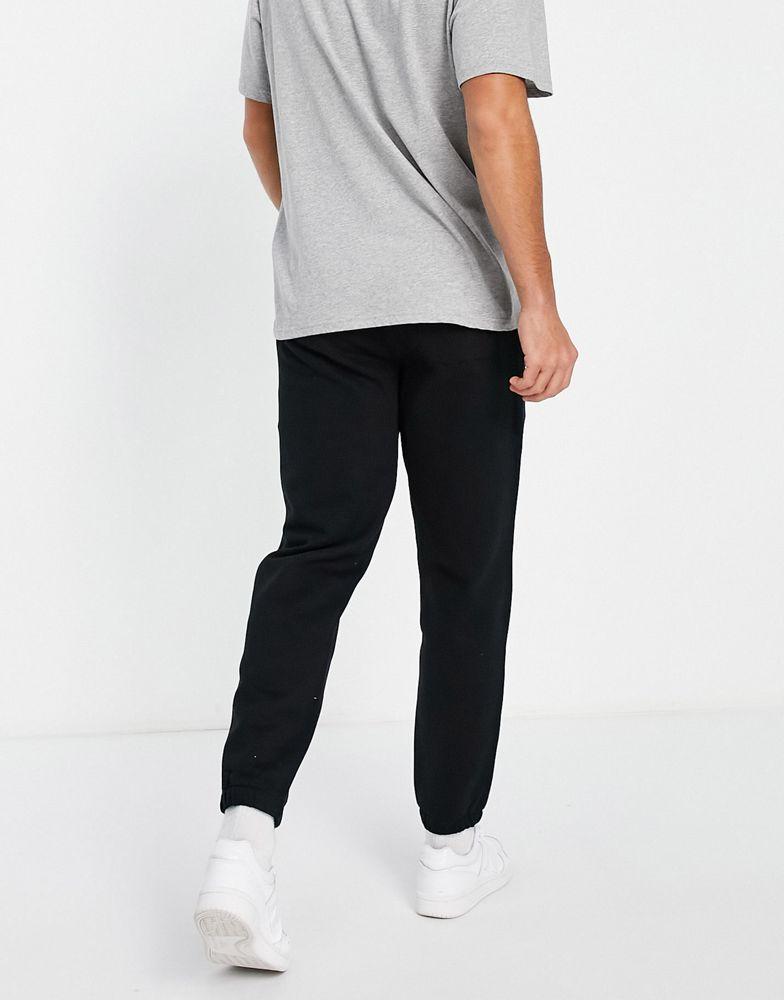 Polo Ralph Lauren icon logo cuffed joggers in black商品第2张图片规格展示