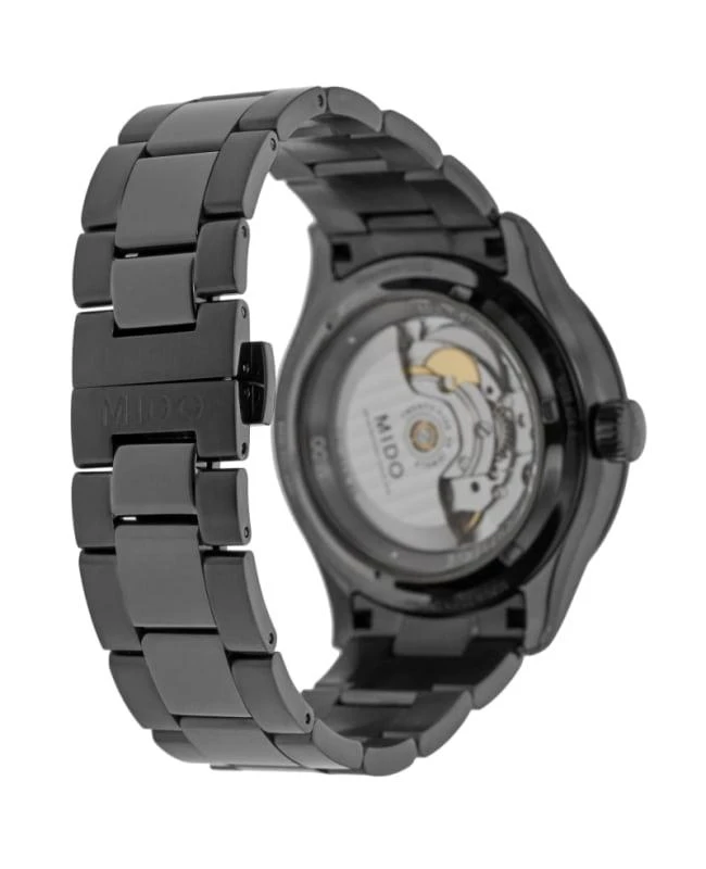 商品MIDO|Mido Multifort Power Reserve Anthracite Dial Black Steel Men's Watch M038.424.33.061.00,价格¥7554,第4张图片详细描述