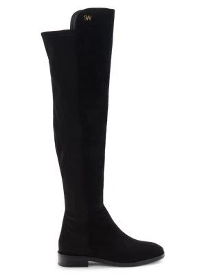 商品Stuart Weitzman|Keelan City Suede Over The Knee Boots,价格¥1778,第1张图片