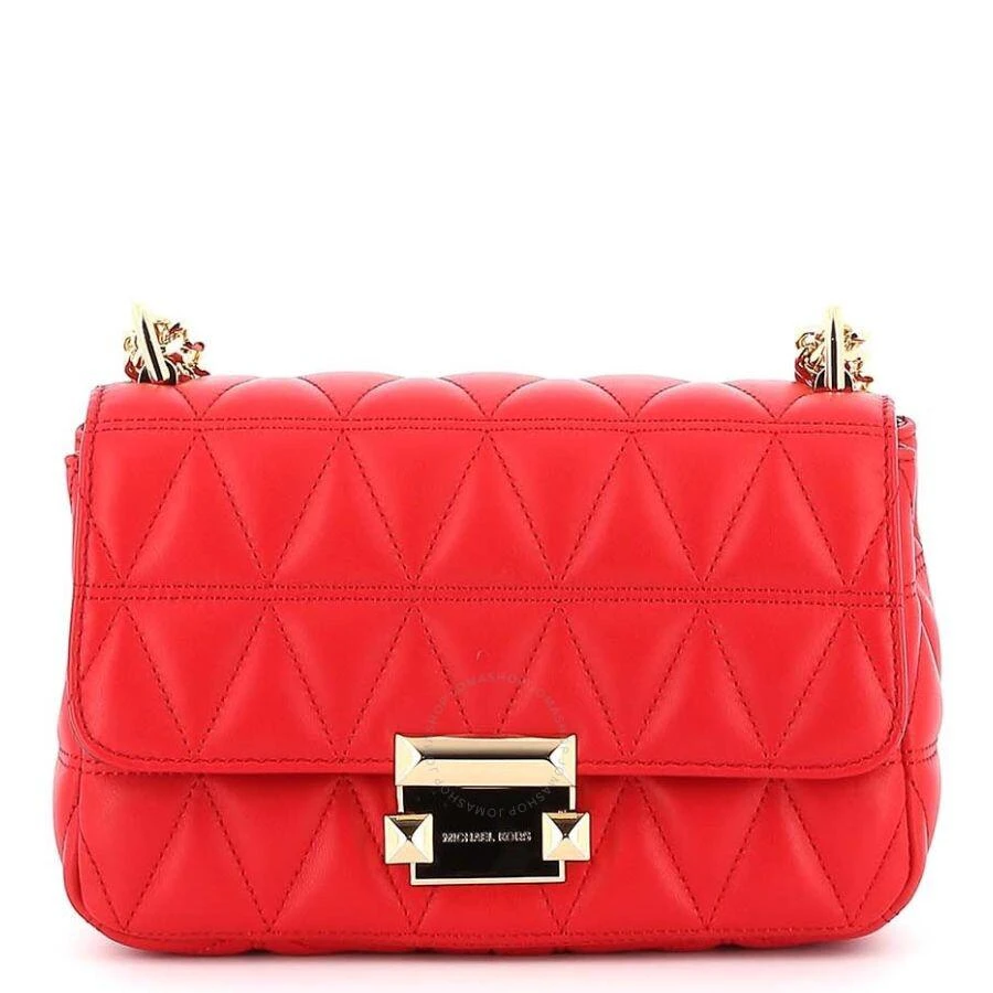 商品Michael Kors|Michael Kors Bright Red Small Sloan Matelasse Leather Bag,价格¥887,第1张图片