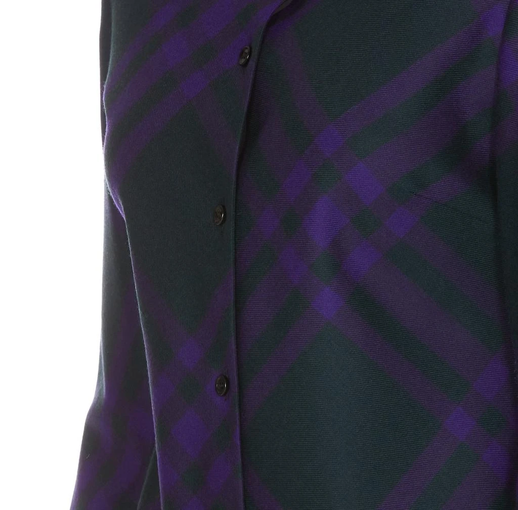 商品Burberry|Burberry Long Sleeved Checked Shirt Dress,价格¥7840,第4张图片详细描述