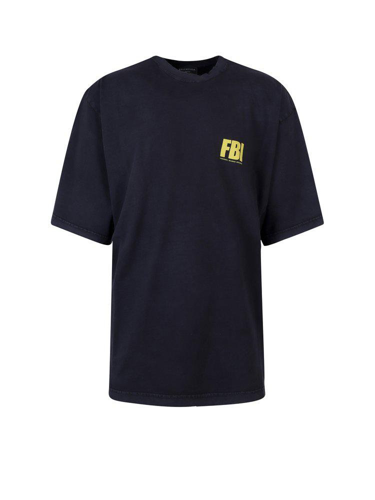 Balenciaga FBI Print T-Shirt商品第1张图片规格展示