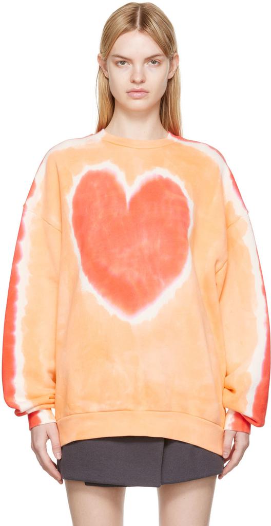 Orange Organic Cotton Sweatshirt商品第1张图片规格展示