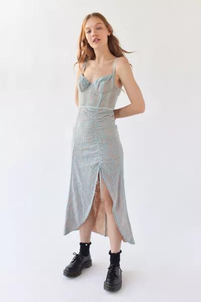 UO Angelica Corset Midi Dress商品第3张图片规格展示