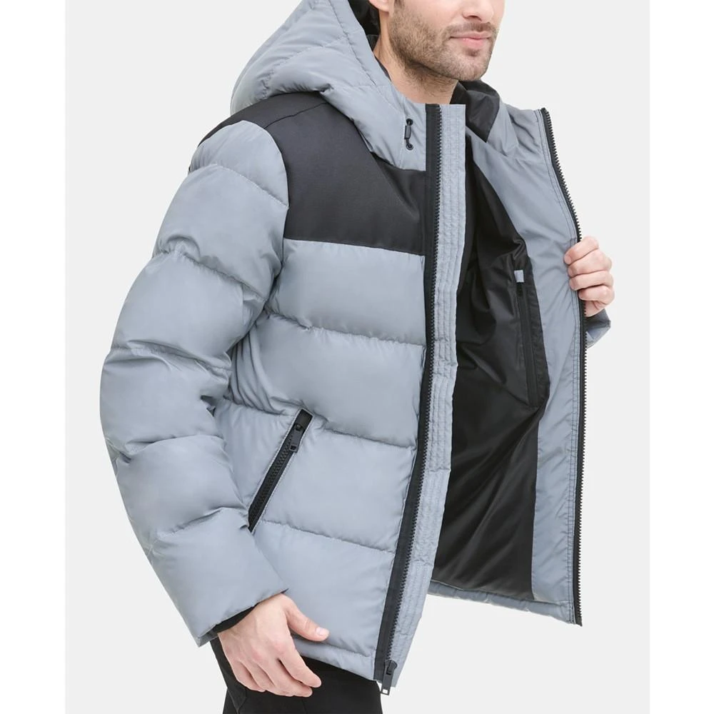 商品DKNY|男士拼接防寒保暖棉服外套,价格¥600,第3张图片详细描述