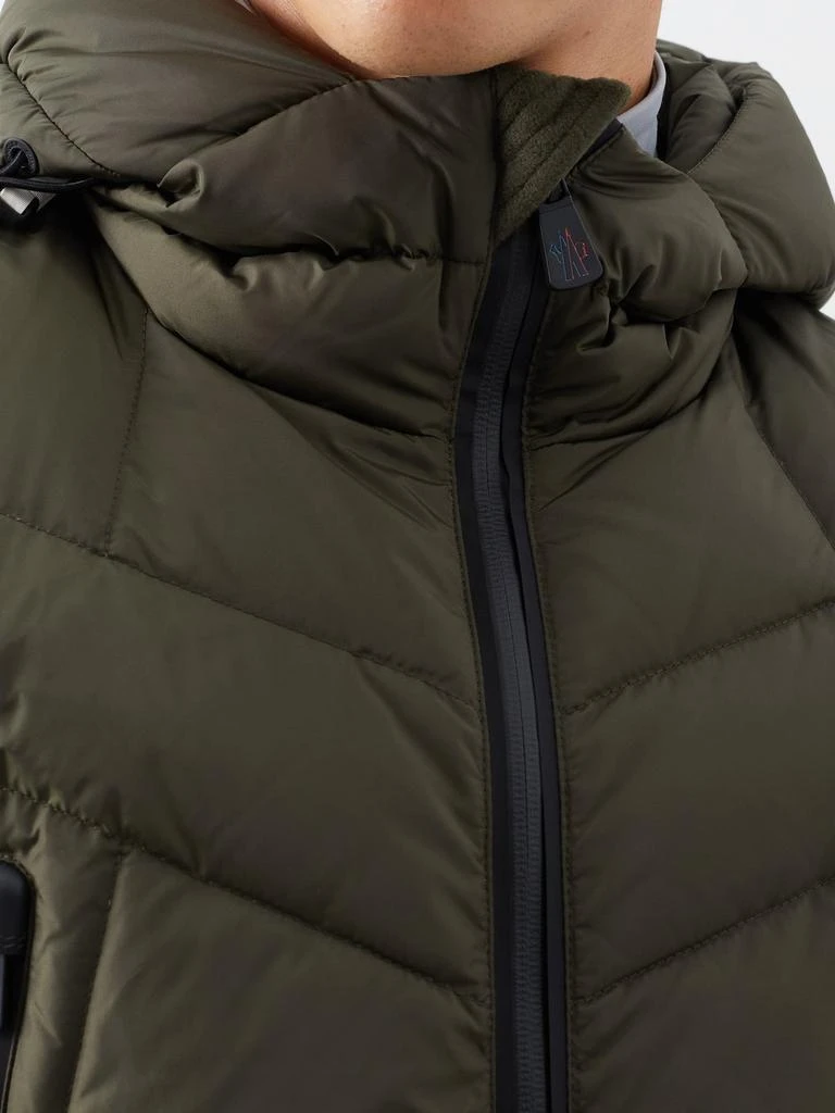 商品Moncler|Hooded quilted down and fleece jacket,价格¥7591,第4张图片详细描述