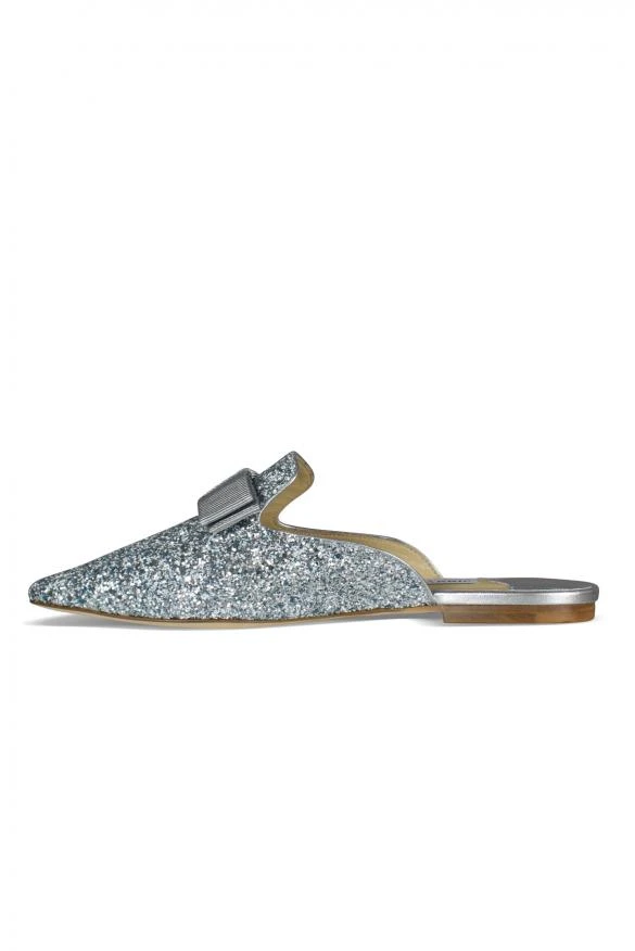 商品Jimmy Choo|女式 银色闪光穆勒鞋,价格¥1766,第5张图片详细描述