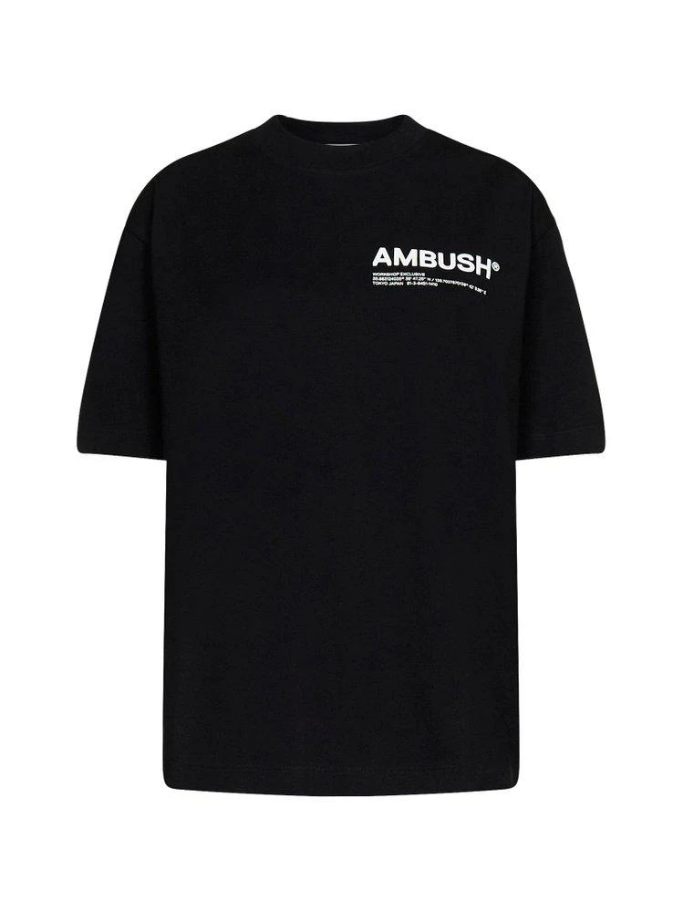 商品Ambush|Ambush Logo Printed Crewneck T-Shirt,价格¥548,第1张图片