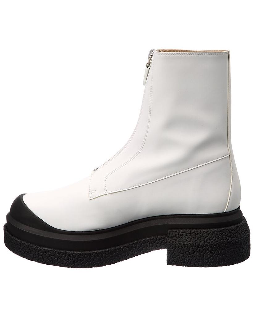 Stuart Weitzman Charli Zip Sport Leather Bootie商品第2张图片规格展示