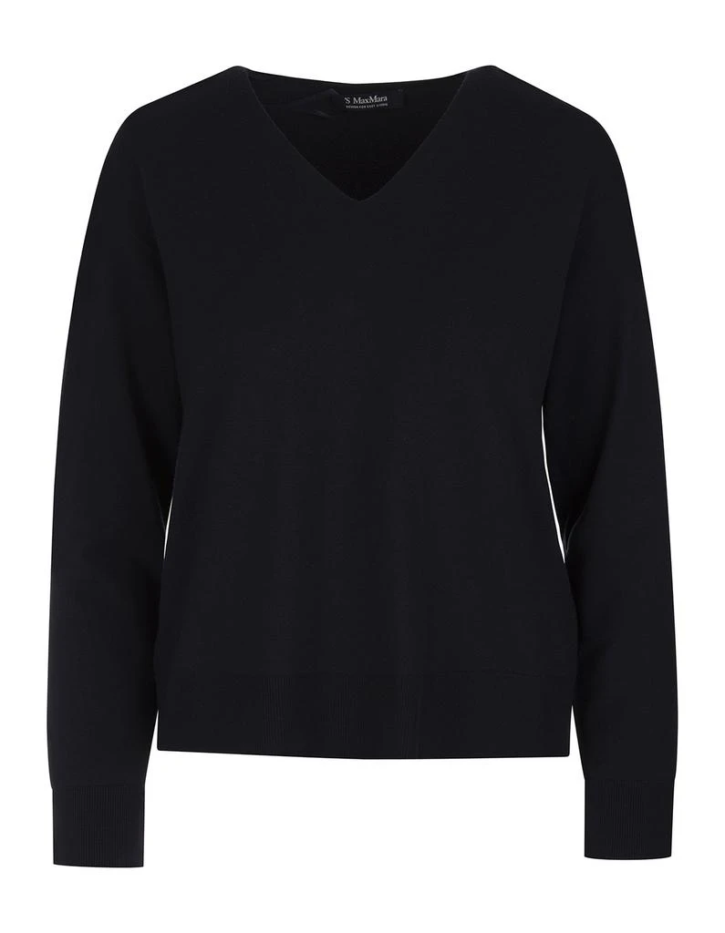 商品Max Mara|'S Max Mara V-Neck Long-Sleeved Sweater,价格¥1040,第1张图片