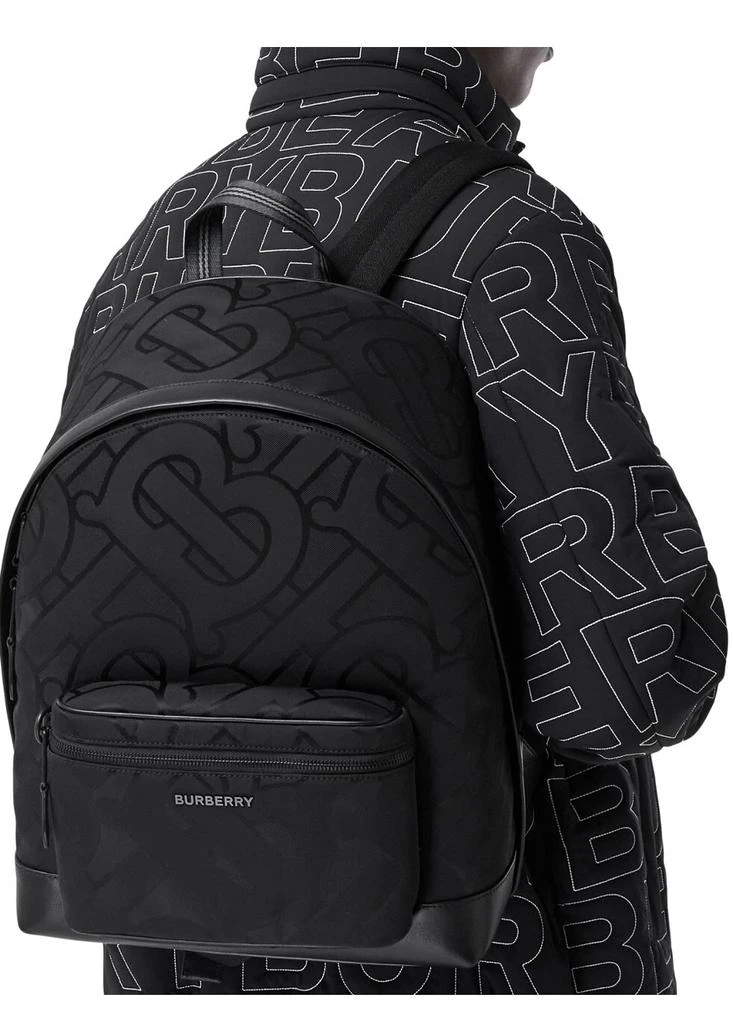 商品Burberry|Monogram jacquard backpack.,价格¥9787,第2张图片详细描述