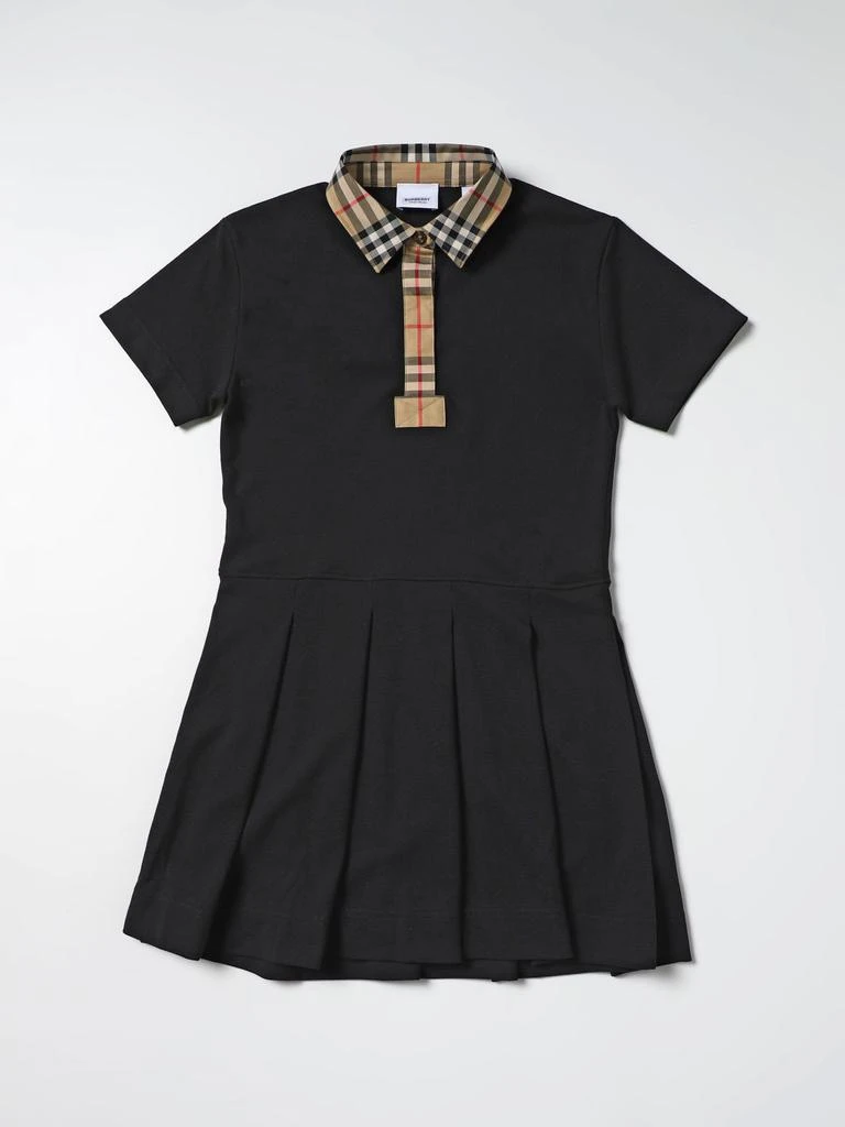 商品Burberry|Burberry cotton polo dress with check details,价格¥2568,第1张图片