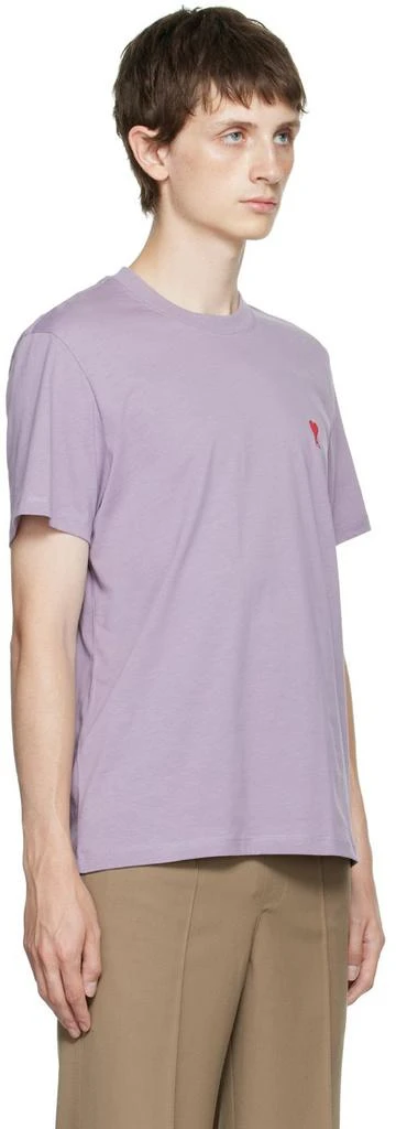 商品AMI|Purple Ami de Cœur T-Shirt,价格¥365,第2张图片详细描述