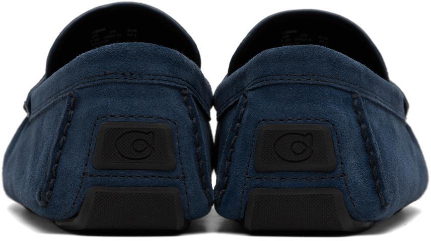 商品Coach|Navy C Coin Loafers,价格¥1646,第4张图片详细描述