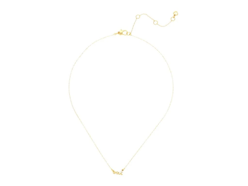 商品Kate Spade|Say Yes Oui Pendant Necklace,价格¥225,第2张图片详细描述