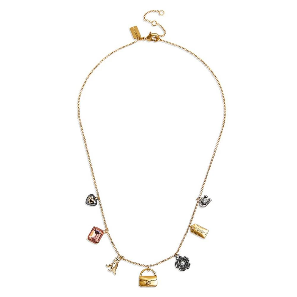 商品Coach|Signature Tabby Charm Necklace,价格¥760,第2张图片详细描述