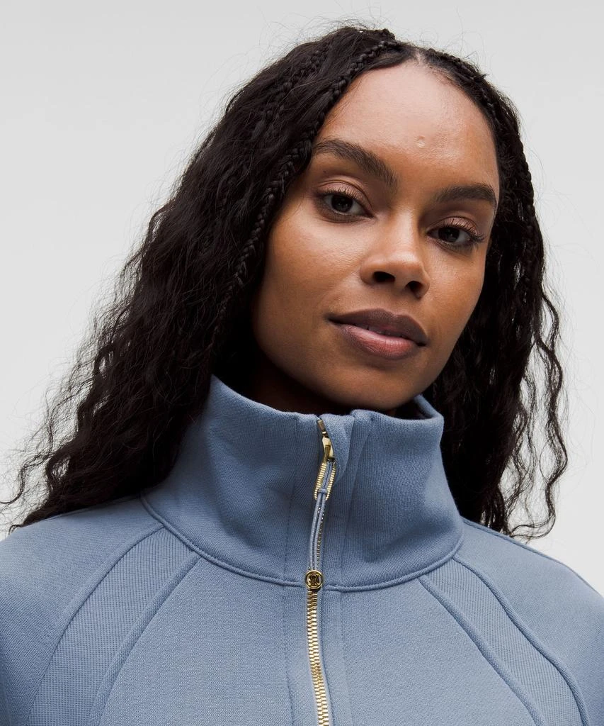 Scuba Oversized Funnel-Neck Half Zip *Long 商品