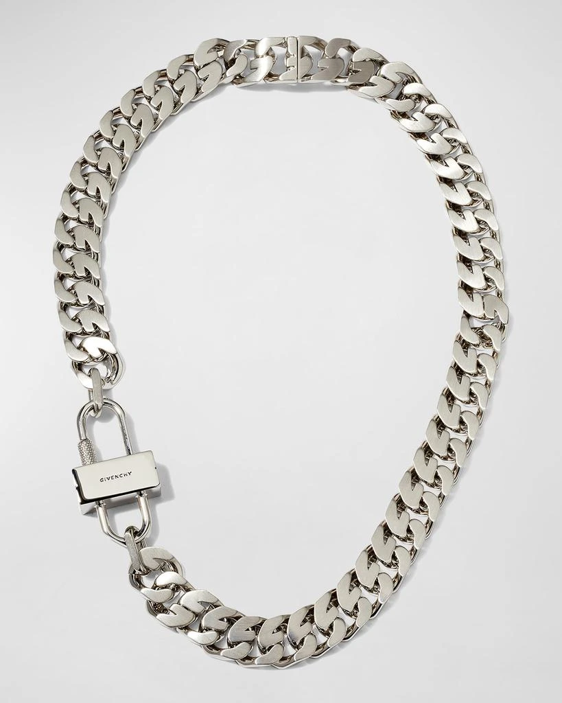 商品Givenchy|Men's Lock G-Chain Necklace,价格¥11505,第1张图片