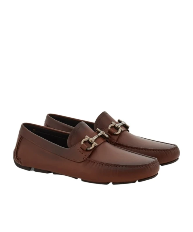 商品【商品预售7天】 Salvatore Ferragamo|Salvatore Ferragamo 男士商务休闲鞋 02C398778795 棕色,价格¥4541,第3张图片详细描述