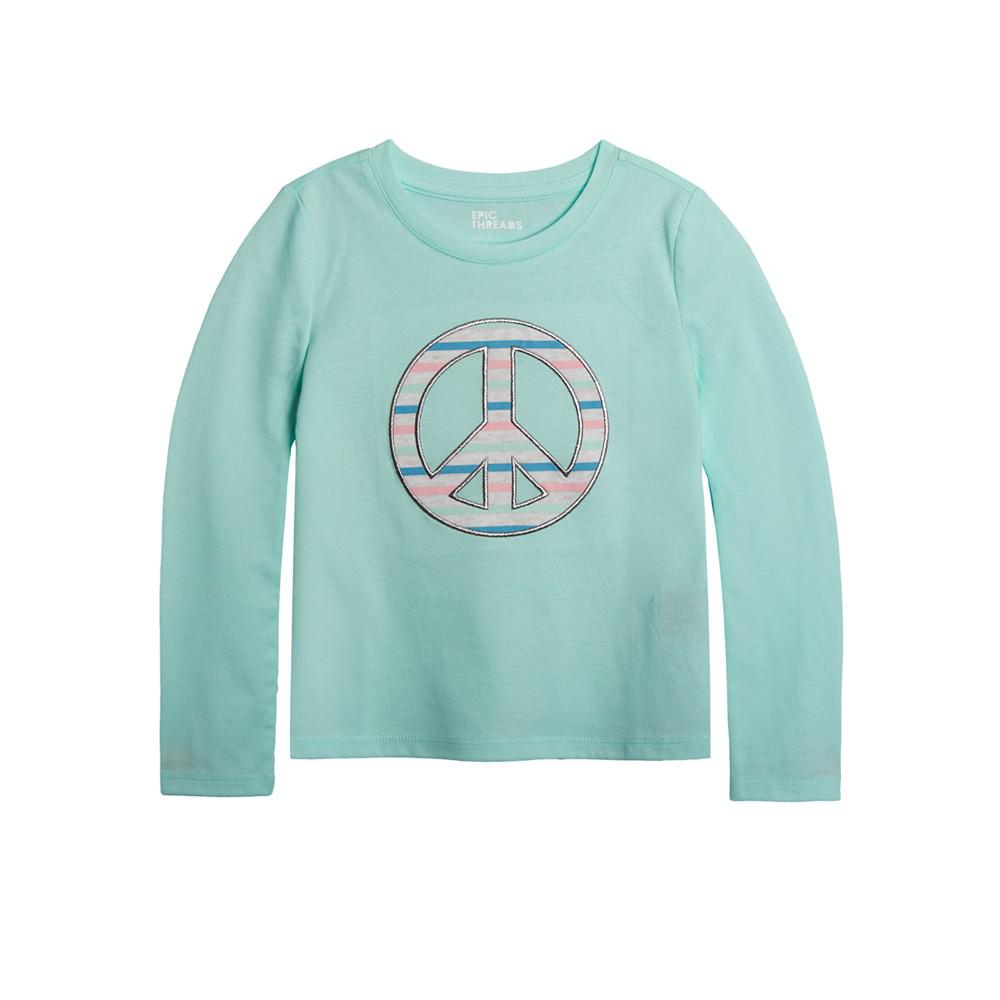 Little Girls Long Sleeve T-shirt, Created For Macy's商品第1张图片规格展示