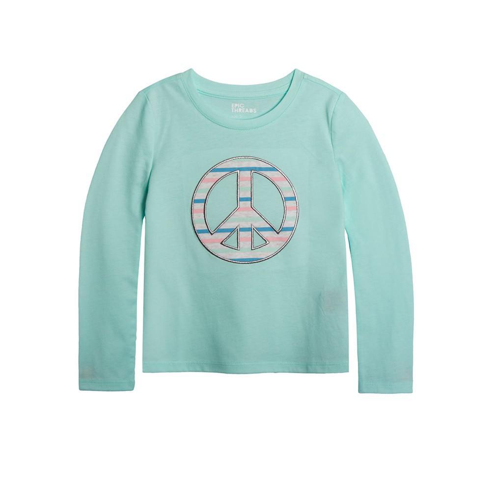 商品Epic Threads|Little Girls Long Sleeve T-shirt, Created For Macy's,价格¥118,第1张图片