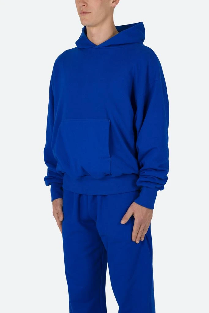 商品MNML|Double Layer Hoodie - Blue,价格¥143,第4张图片详细描述