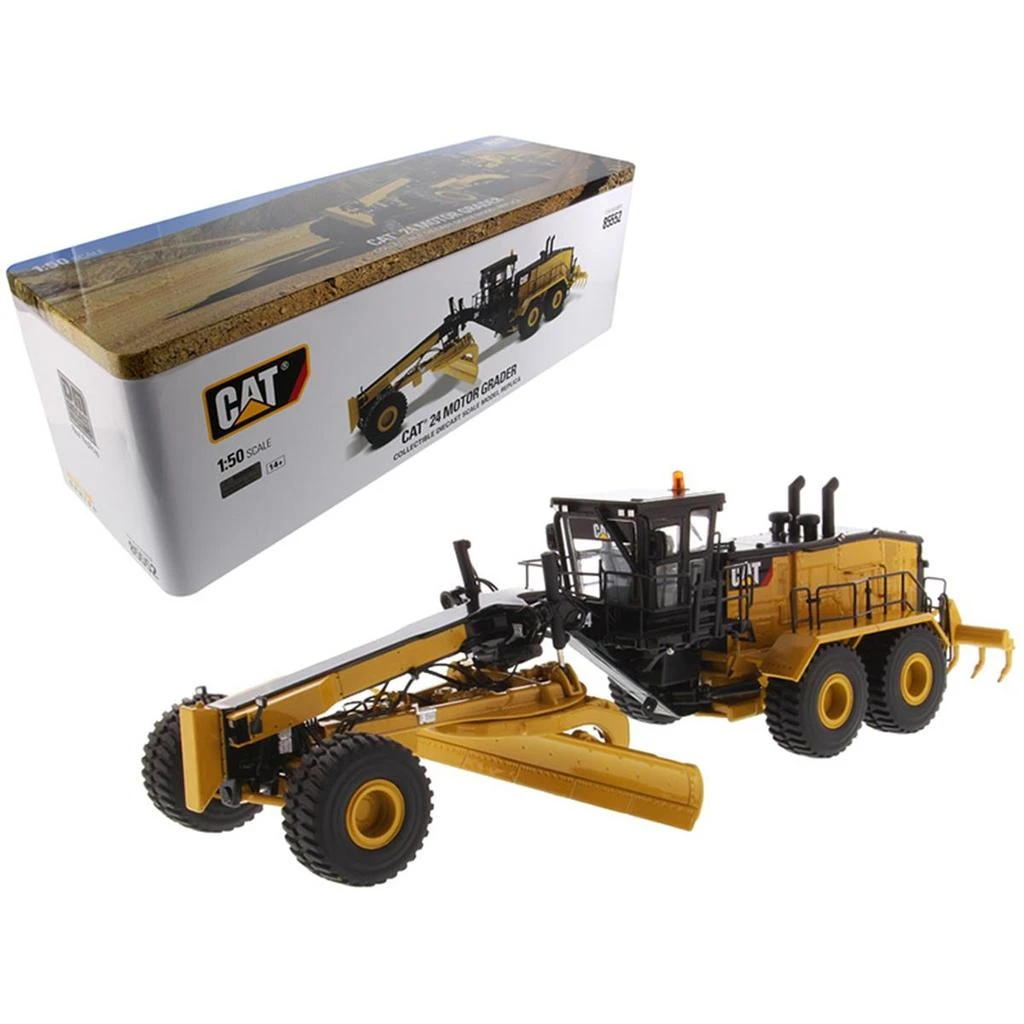 商品Diecast Masters|CAT Caterpillar 24 Motor Grader with Operator High Line Series 1-50 Diecast Model,价格¥1697,第1张图片