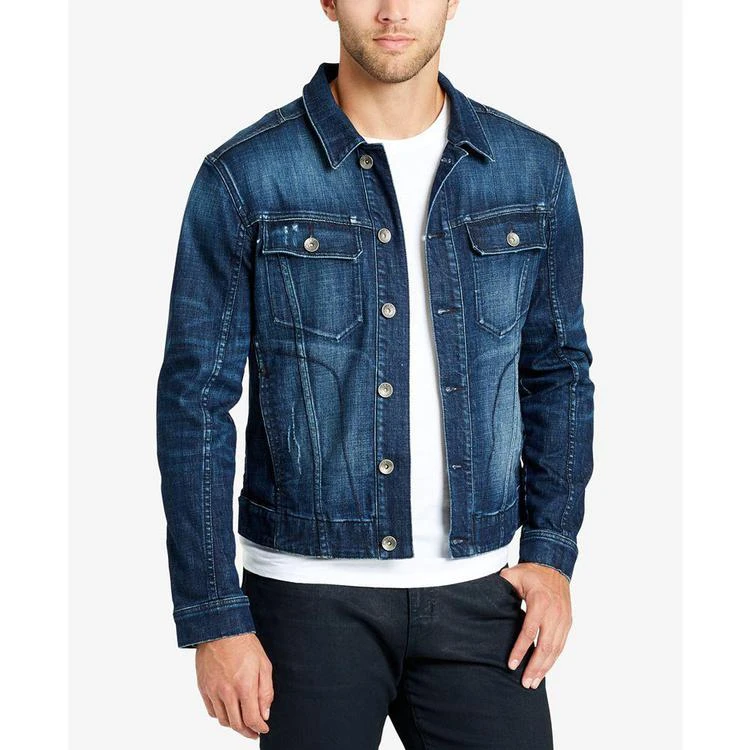 商品William Rast|Men's Embroidered Denim Jacket,价格¥509,第1张图片