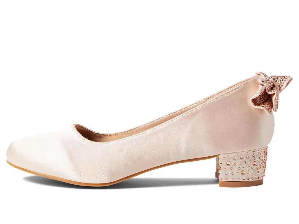 商品Badgley Mischka|Lily Satin Back Bow Low Heel (Little Kid/Big Kid),价格¥491,第4张图片详细描述