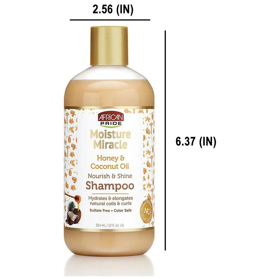商品African Pride|Moisturizing Shampoo Honey & Coconut Oil,价格¥41,第5张图片详细描述
