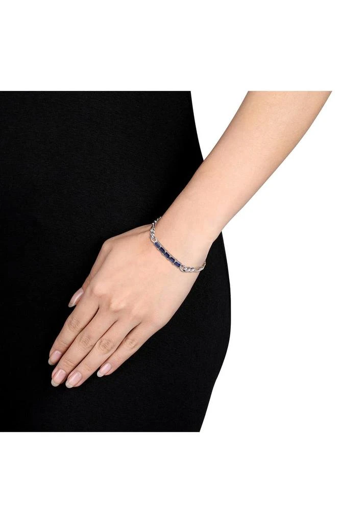 商品DELMAR|Lab-Created Blue Sapphire Bracelet,价格¥1569,第2张图片详细描述