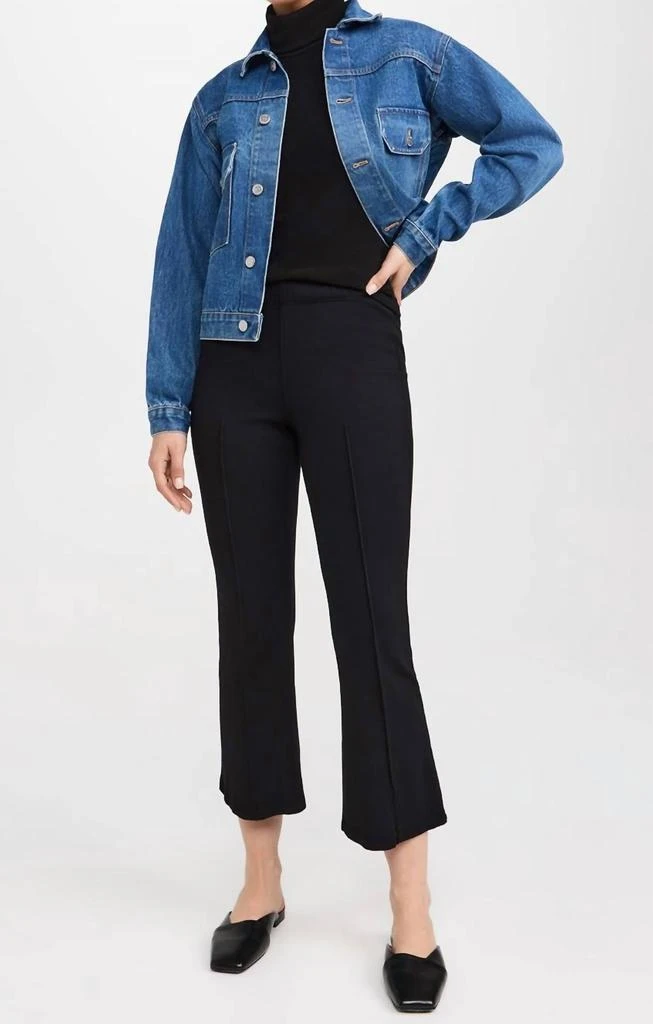 商品Stateside|Stateside - Ponte Cropped Kick Flare Pants,价格¥867,第5张图片详细描述