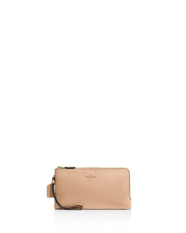 商品Coach|Pebble Double Zip Wallet 双层长钱夹,价格¥814,第1张图片