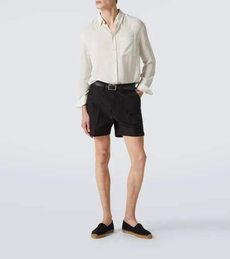 商品Yves Saint Laurent|Logo刺绣草编鞋,价格¥5540,第2张图片详细描述