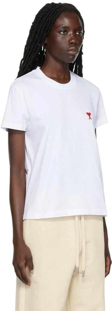 商品AMI|White Ami de Cœur T-Shirt,价格¥483,第2张图片详细描述