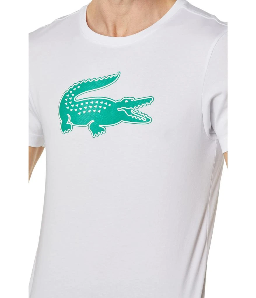 商品Lacoste|Short Sleeve Solid Color Crocodile Logo Tee,价格¥369,第3张图片详细描述