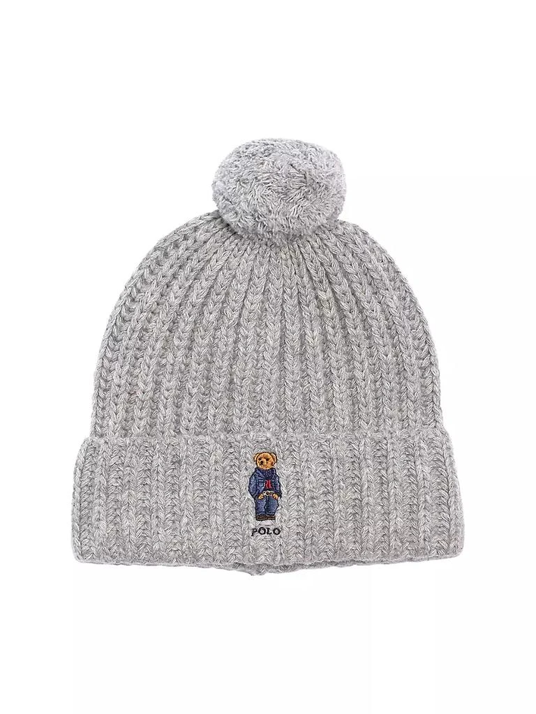 商品Ralph Lauren|Ribbed Wool-Blend Polo Bear Beanie,价格¥621,第1张图片