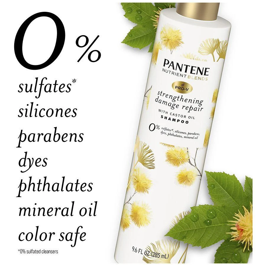 商品Pantene Nutrient Blends|Shampoo with Castor Oil,价格¥49,第5张图片详细描述