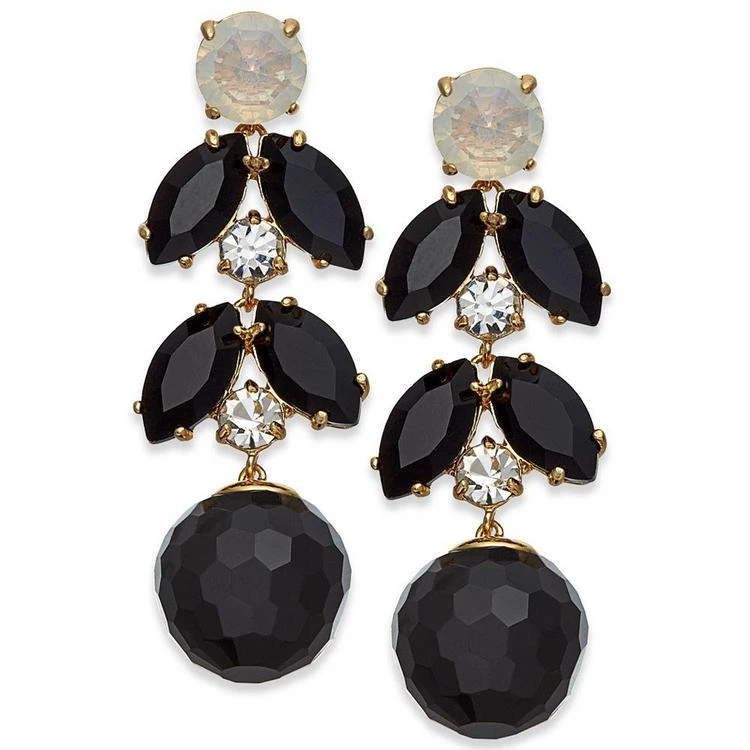 商品Kate Spade|14k Gold-Plated Multi-Stone & Large Bead Drop Earrings,价格¥391,第1张图片