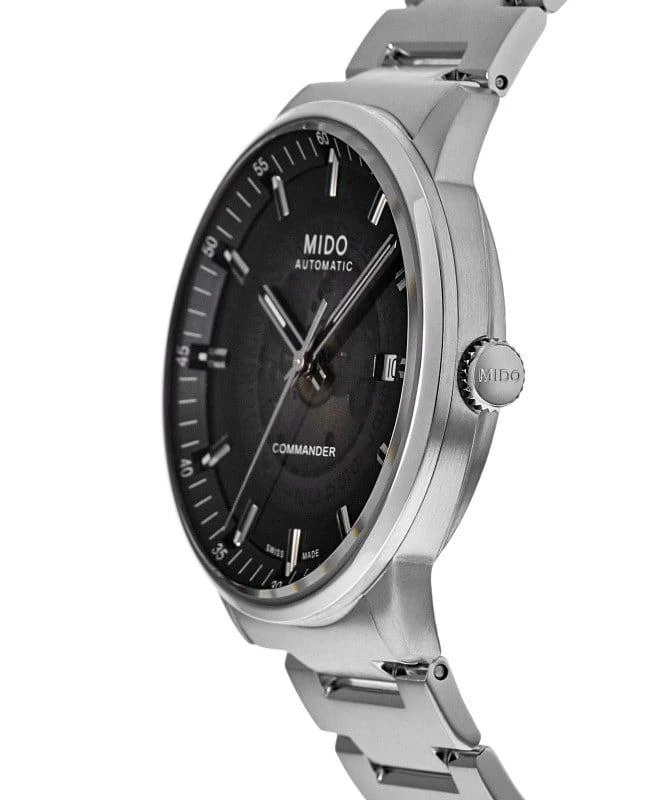 商品MIDO|Mido Commander Gradient Automatic Black Dial Steel Men's Watch M021.407.11.411.00,价格¥4451,第3张图片详细描述