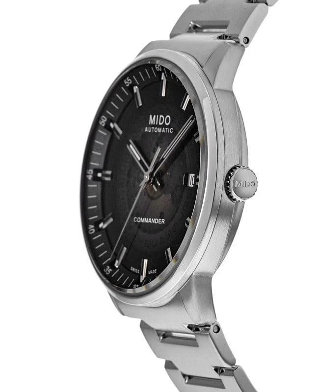 商品MIDO|Mido Commander Gradient Automatic Black Dial Steel Men's Watch M021.407.11.411.00,价格¥5413,第3张图片详细描述