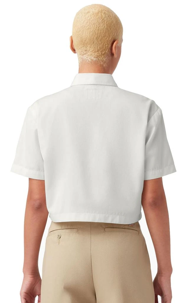 商品DICKIES|Cropped Work Shirt - Rinsed Cloud,价格¥202-¥207,第2张图片详细描述