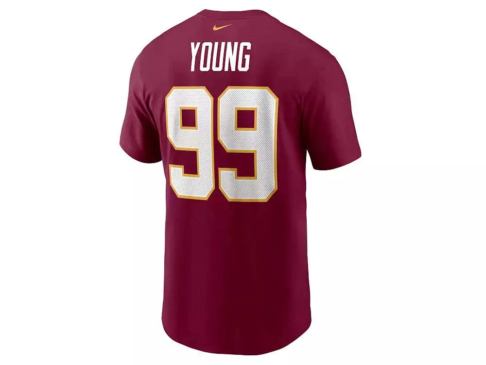 商品NIKE|Washington Football Team Men's Pride Name and Number Wordmark T-Shirt - Young,价格¥262,第1张图片