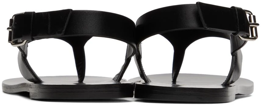 商品The Row|Black Hiking Flip Flops,价格¥3242,第2张图片详细描述