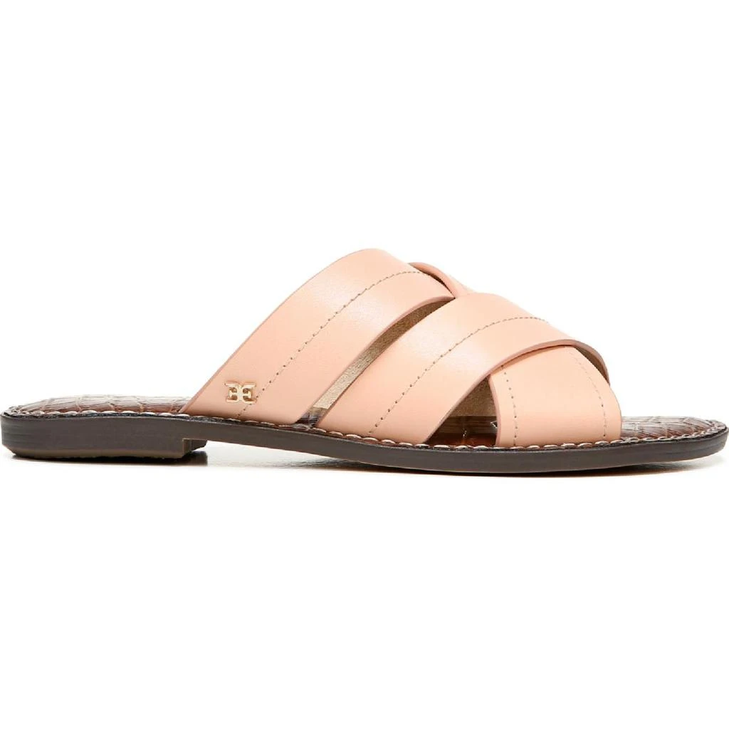 商品Sam Edelman|Sam Edelman Womens Gretch Leather Slip On Slide Sandals,价格¥153,第2张图片详细描述