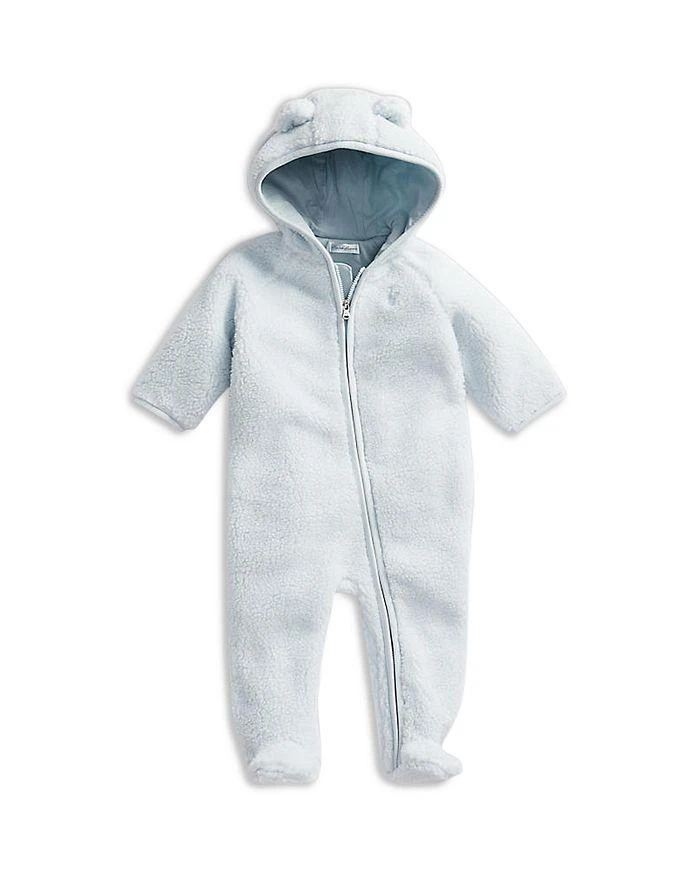 商品Ralph Lauren|Boys' Bear Ear Teddy Fleece Bunting - Baby,价格¥610,第1张图片