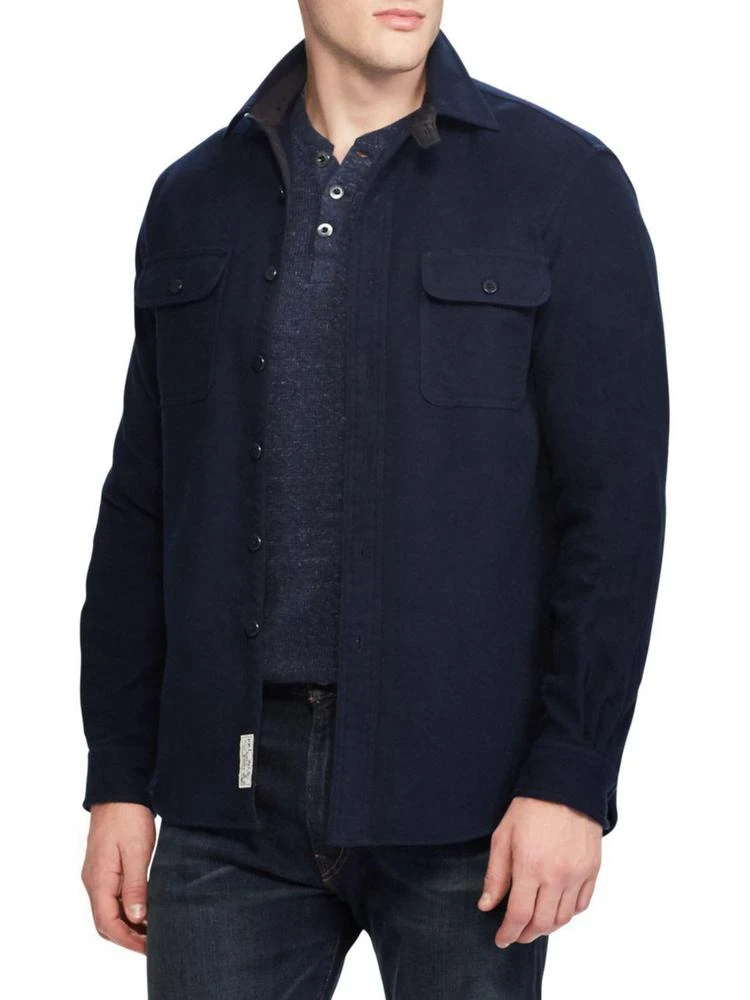 商品Ralph Lauren|Standard Fit Button-Front Over Shirt,价格¥1450,第1张图片